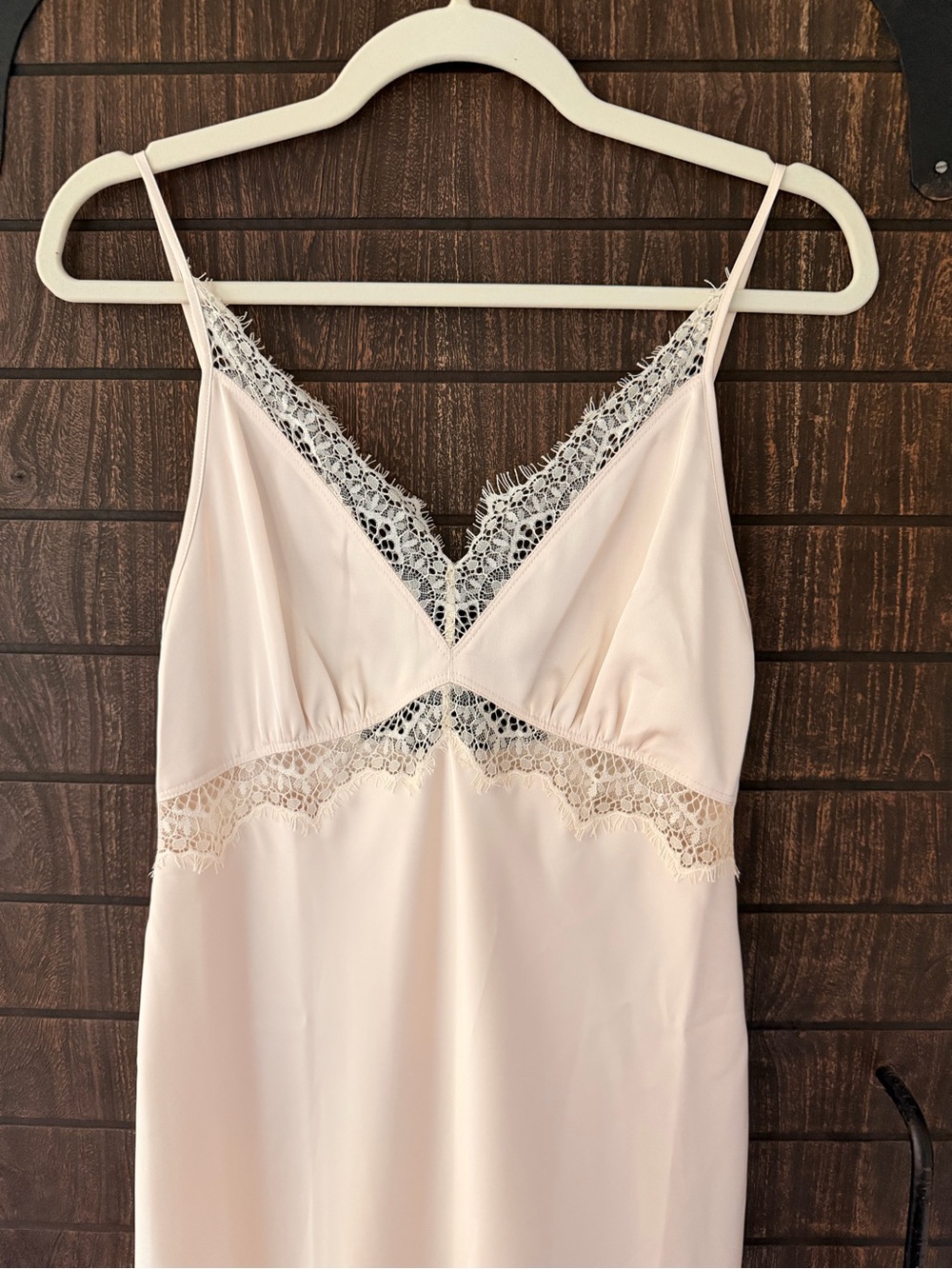 Park & Fifth Blush Lace-Trim Dress